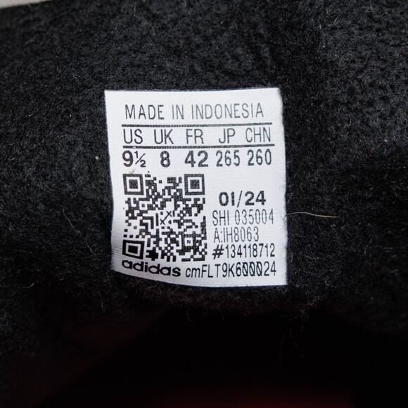 Adidas Gazelle Bold Black Silver Pride Platform Sneakers Womens Size 9.5 IH8063 - Picture 7 of 16